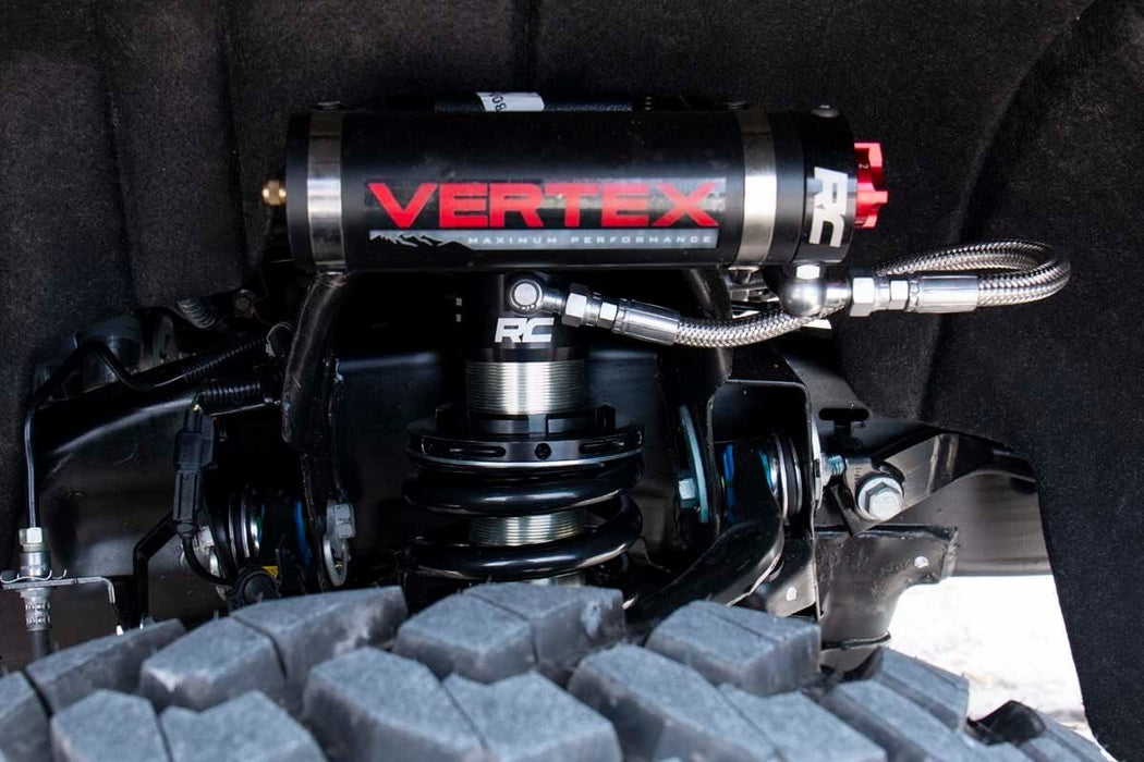 Rough Country 26450 7.5 Inch Suspension Lift Kit Vertex Coilovers & Vertex Adjustable Shocks 07-13 Silverado/Sierra 1500 - Truck Part Superstore