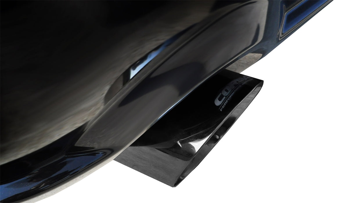 Corsa Performance 14314BLK 2.5 Inch Axle-Back Xtreme Dual Exhaust Black 4.0 Inch Tips 05-10 Mustang GT 4.6L/Shelby GT500 5.4L Stainless Steel Corsa Performance - Truck Part Superstore