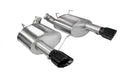 Corsa Performance 14317BLK 3.0 Inch Axle-Back Xtreme Dual Exhaust Black 4.0 Inch Tips 11-14 Mustang GT/11-13 Boss 302 5.0L Stainless Steel Corsa Performance - Truck Part Superstore