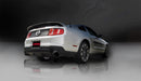 Corsa Performance 14317BLK 3.0 Inch Axle-Back Xtreme Dual Exhaust Black 4.0 Inch Tips 11-14 Mustang GT/11-13 Boss 302 5.0L Stainless Steel Corsa Performance - Truck Part Superstore