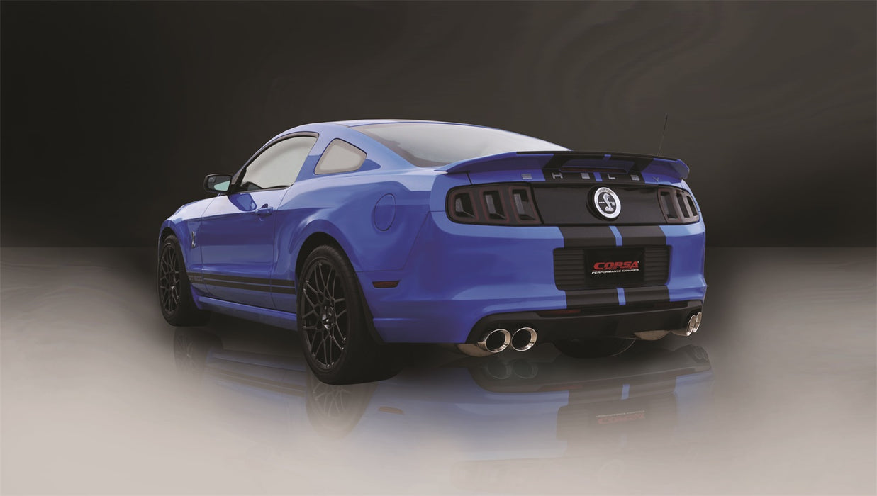 Corsa Performance 14322 X-Pipe 2.75 Inch Stainless Steel 13-14 Ford Mustang Shelby GT500 5.8L V8 Corsa Performance - Truck Part Superstore