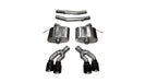 Corsa Performance 14358BLK 2.75 Inch Axle-Back Xtreme Dual Exhaust 4.0 Inch Black Tips 16-Present Cadillac CTS-V Sedan 6.2L V8 Stainless Steel Corsa Performance - Truck Part Superstore