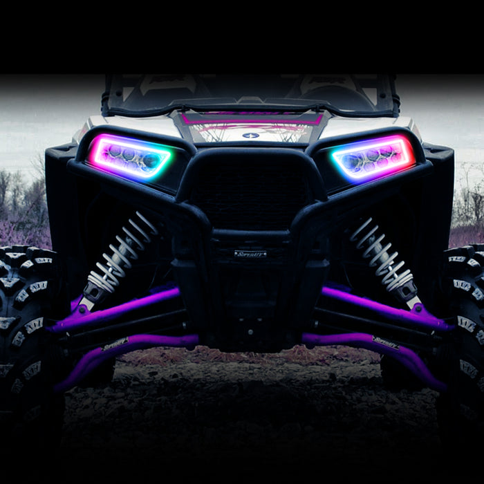 Oracle Lighting 1439-332 Dynamic RGB+A Sequential Turn Signal Headlight Halo Kit - Truck Part Superstore
