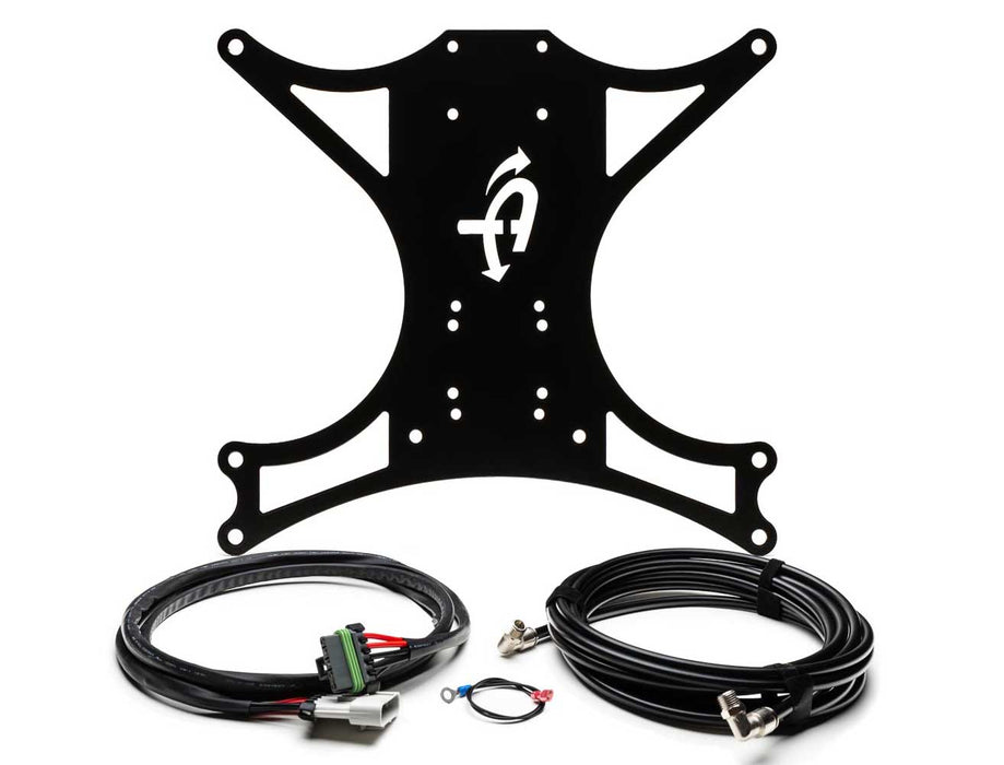 Up Down Air 144-0717 Jeep JK Air Compressor Bracket And Hardware For 07-18 Wrangler JK Under Seat for ARB Dual Air Air Compressor Black UP Down Air - Truck Part Superstore