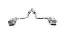 Corsa Performance 14427 2.75 Inch Cat-Back Xtreme Dual Rear Exhaust GTX2 Polished Tips 11-14 Dodge Challenger SRT/SRT-8 Automatic Trans 6.4L V8 Stainless Steel Corsa Performance - Truck Part Superstore