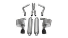 Corsa Performance 14464BLK 2.75 Inch Cat-Back Extreme Dual Exhaust 4.5 Inch Black Tips 12-14 Chrysler 300/Dodge Charger SRT-8/SRT 6.4L V8 Stainless Steel Corsa Performance - Truck Part Superstore