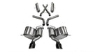 Corsa Performance 14466BLK 2.75 Inch Cat-Back Sport Single Exhaust 4.5 Inch Black Tips 12-Present Jeep Grand Cherokee SRT-8/SRT 6.4L V8 Stainless Steel Corsa Performance - Truck Part Superstore