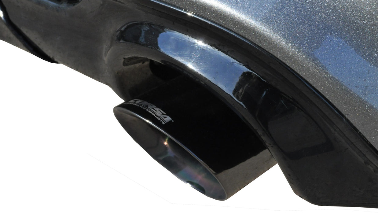 Corsa Performance 14466BLK 2.75 Inch Cat-Back Sport Single Exhaust 4.5 Inch Black Tips 12-Present Jeep Grand Cherokee SRT-8/SRT 6.4L V8 Stainless Steel Corsa Performance - Truck Part Superstore