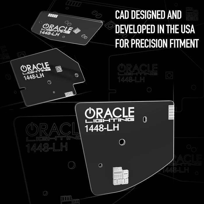 Oracle Lighting 1448-335 2019-2021 RAM 1500 ColorSHIFT RGBW+A LED Projector Headlight DRL Upgrade Kit - Truck Part Superstore