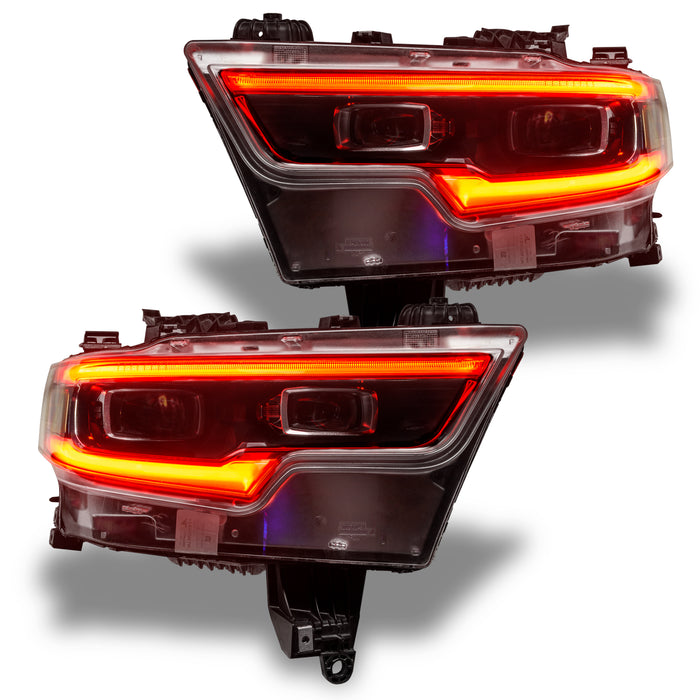 Oracle Lighting 1448-339 2019-2021 RAM 1500 ColorSHIFT RGBW+A LED Projector Headlight DRL Upgrade Kit - Truck Part Superstore