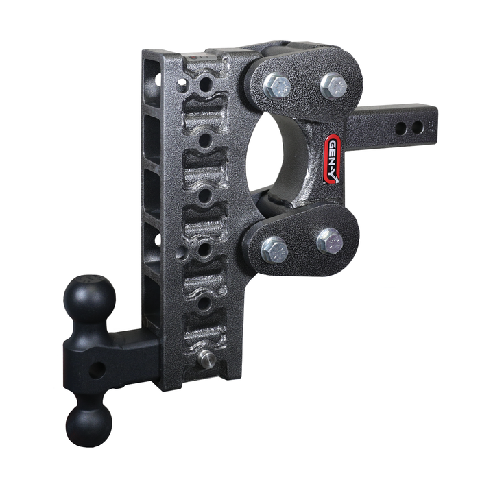 GEN-Y Hitch GH-1016 The BOSS TORSION-FLEX 2" Shank 10" Drop 1.1K TW 10K Hitch & GH-031 Dual-Ball - Truck Part Superstore