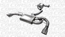 Corsa Performance 14491 3.0 Inch Cat-Back Touring Dual Rear Exhaust 4.0 Inch Polished Tips 10-14 Volkswagen Golf GTI Mk6 2.0T Stainless Steel Corsa Performance - Truck Part Superstore