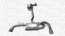 Corsa Performance 14491 3.0 Inch Cat-Back Touring Dual Rear Exhaust 4.0 Inch Polished Tips 10-14 Volkswagen Golf GTI Mk6 2.0T Stainless Steel Corsa Performance - Truck Part Superstore