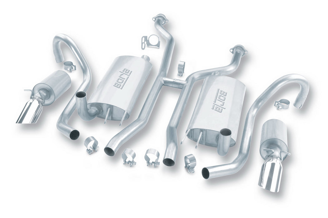 Borla 14504 Cat-Back Exhaust System - Touring - Truck Part Superstore