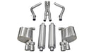 Corsa Performance 14522 2.5 Inch Cat-Back Xtreme Dual Rear Exhaust 3.0 Inch Polished Tips 11-14 Dodge Charger R/T 5.7L V8 Stainless Steel Corsa Performance - Truck Part Superstore
