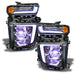 Oracle Lighting 1453-334 2020-2021 Silverado HD 2500/3500 ColorSHIFT RGB Headlight Demon Eye Kit - Truck Part Superstore