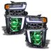 Oracle Lighting 1453-334 2020-2021 Silverado HD 2500/3500 ColorSHIFT RGB Headlight Demon Eye Kit - Truck Part Superstore
