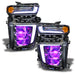 Oracle Lighting 1453-334 2020-2021 Silverado HD 2500/3500 ColorSHIFT RGB Headlight Demon Eye Kit - Truck Part Superstore