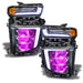 Oracle Lighting 1453-334 2020-2021 Silverado HD 2500/3500 ColorSHIFT RGB Headlight Demon Eye Kit - Truck Part Superstore