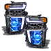 Oracle Lighting 1453-334 2020-2021 Silverado HD 2500/3500 ColorSHIFT RGB Headlight Demon Eye Kit - Truck Part Superstore
