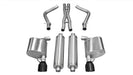 Corsa Performance 14537BLK 2.5 Inch Cat-Back Xtreme Dual Rear Exhaust 4.5 Inch Black Tips 11-14 Chrysler 300 5.7L V8 Stainless Steel Corsa Performance - Truck Part Superstore