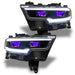 Oracle Lighting 1456-334 2019-2021 RAM 1500 ColorSHIFT RGB LED Projector Headlight Demon Eye Kit - Truck Part Superstore