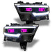 Oracle Lighting 1456-334 2019-2021 RAM 1500 ColorSHIFT RGB LED Projector Headlight Demon Eye Kit - Truck Part Superstore