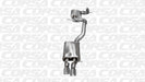 Corsa Performance 14598 3.0 Inch Cat-Back Touring Single Rear Exhaust 3.0 Inch Polished Tips 06-10 Volkswagen Jetta GLI Mk5 2.0T Stainless Steel Corsa Performance - Truck Part Superstore