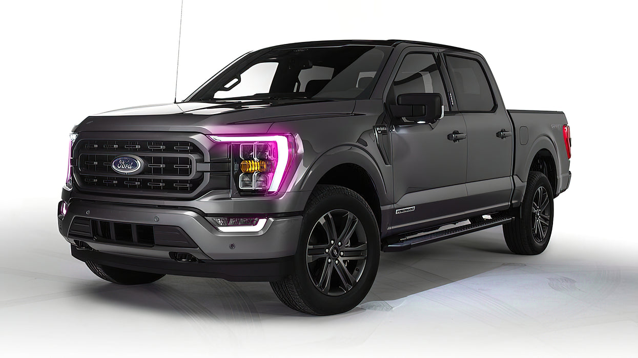 Oracle Lighting 1460-330 ORACLE Lighting 2021-2022 Ford F-150 ColorSHIFT RGB+W Headlight DRL Upgrade Kit - Truck Part Superstore