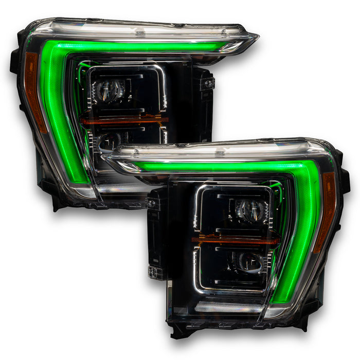 Oracle Lighting 1460-330 ORACLE Lighting 2021-2022 Ford F-150 ColorSHIFT RGB+W Headlight DRL Upgrade Kit - Truck Part Superstore