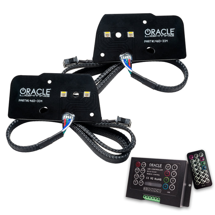 Oracle Lighting 1460-333 ORACLE Lighting 2021-2022 Ford F-150 ColorSHIFT RGB+W Headlight DRL Upgrade Kit - Truck Part Superstore