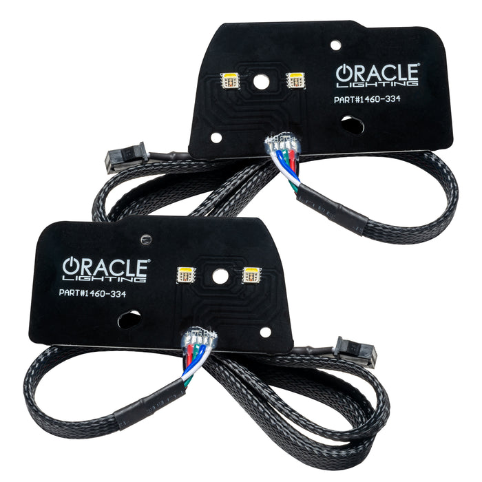 Oracle Lighting 1460-334 ORACLE Lighting 2021-2022 Ford F-150 ColorSHIFT RGB+W Headlight DRL Upgrade Kit - Truck Part Superstore