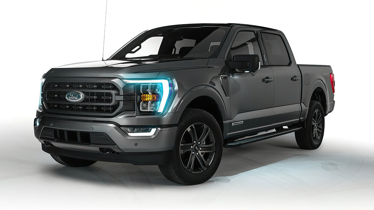 Oracle Lighting 1460-334 ORACLE Lighting 2021-2022 Ford F-150 ColorSHIFT RGB+W Headlight DRL Upgrade Kit - Truck Part Superstore