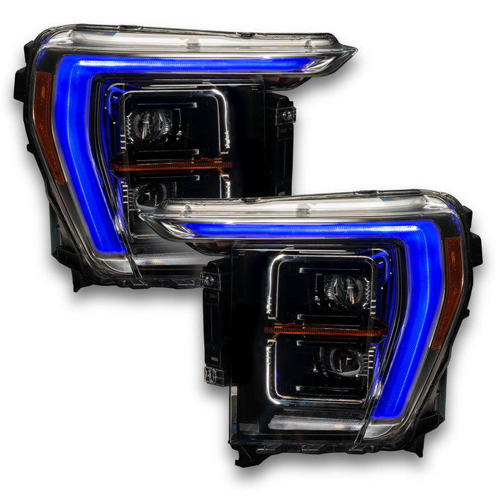 Oracle Lighting 1460-334 ORACLE Lighting 2021-2022 Ford F-150 ColorSHIFT RGB+W Headlight DRL Upgrade Kit - Truck Part Superstore