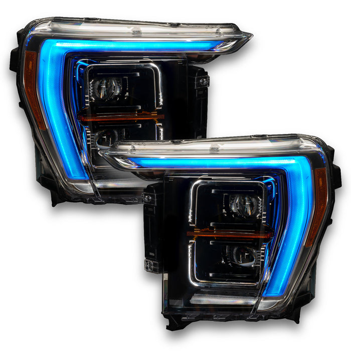 Oracle Lighting 1460-334 ORACLE Lighting 2021-2022 Ford F-150 ColorSHIFT RGB+W Headlight DRL Upgrade Kit - Truck Part Superstore