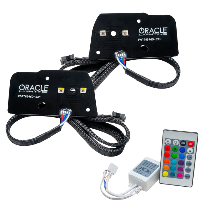 Oracle Lighting 1460-504 ORACLE Lighting 2021-2022 Ford F-150 ColorSHIFT RGB+W Headlight DRL Upgrade Kit - Truck Part Superstore
