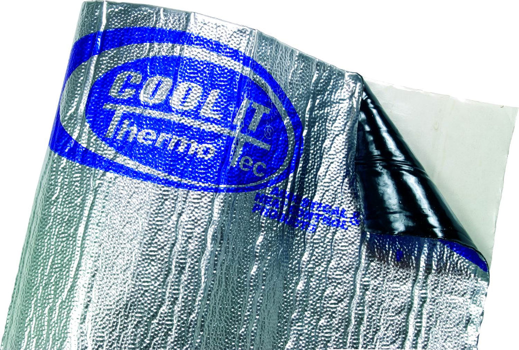 Thermo Tec 14620 Suppressor Heat and Sound Film 60 Inch x 36 Inch Silver Up to 2000 Degree F 2 PC Thermo Tec - Truck Part Superstore