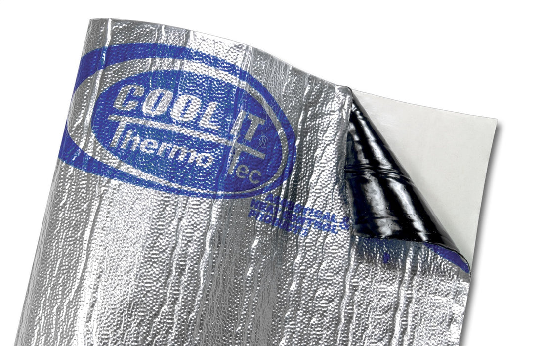 Thermo Tec 14600 Suppressor Heat and Sound Film 12 Inch x 12 Inch Silver Up to 2000 Degree F 2 PC Thermo Tec - Truck Part Superstore
