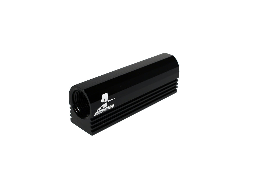 Aeromotive Fuel System 14601 Fuel Distribution Log (4-Ports) (2) ?8 AN, (2) ?6 AN. - Truck Part Superstore