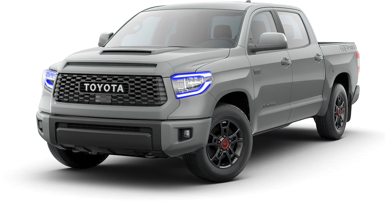 Oracle Lighting 1461-332 2018-2021 Toyota Tundra Dynamic ColorSHIFT Headlight DRL Upgrade Kit - Truck Part Superstore