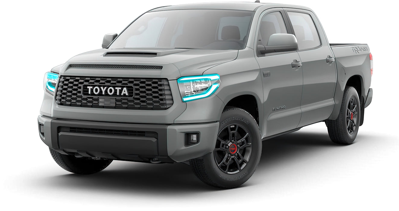 Oracle Lighting 1461-332 2018-2021 Toyota Tundra Dynamic ColorSHIFT Headlight DRL Upgrade Kit - Truck Part Superstore