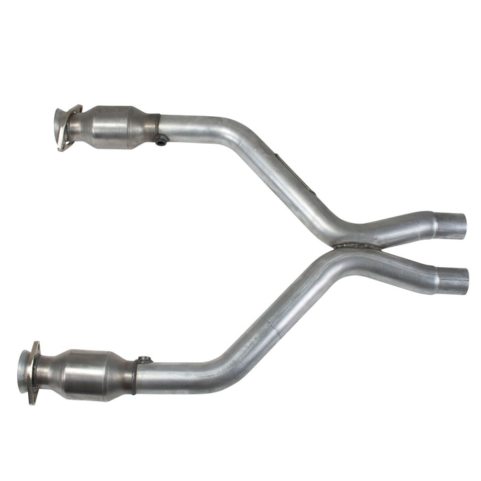 BBK Performance Parts 1461 2011-2014 MUSTANG V6 SHORT MID X PIPE WITH CONVERTERS - Truck Part Superstore