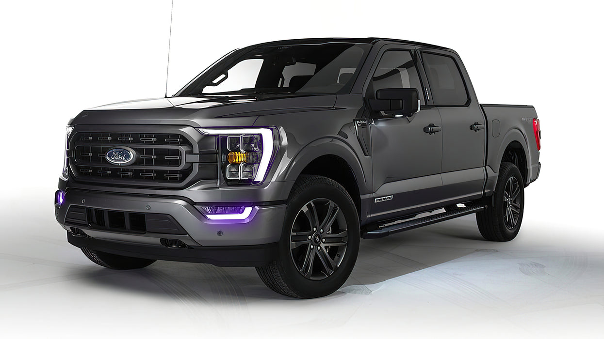 Oracle Lighting 1462-334 ORACLE Lighting 2021-2022 Ford F-150 ColorSHIFT RGB+W Fog Light DRL Upgrade Kit - Truck Part Superstore