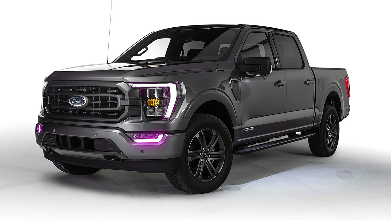 Oracle Lighting 1462-334 ORACLE Lighting 2021-2022 Ford F-150 ColorSHIFT RGB+W Fog Light DRL Upgrade Kit - Truck Part Superstore