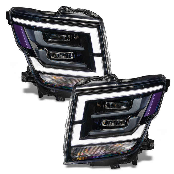Oracle Lighting 1463-330 ORACLE Lighting 2021-2022 Nissan Titan ColorSHIFT RGB+W Headlight DRL Upgrade - Truck Part Superstore