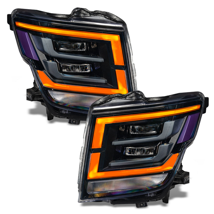 Oracle Lighting 1463-330 ORACLE Lighting 2021-2022 Nissan Titan ColorSHIFT RGB+W Headlight DRL Upgrade - Truck Part Superstore