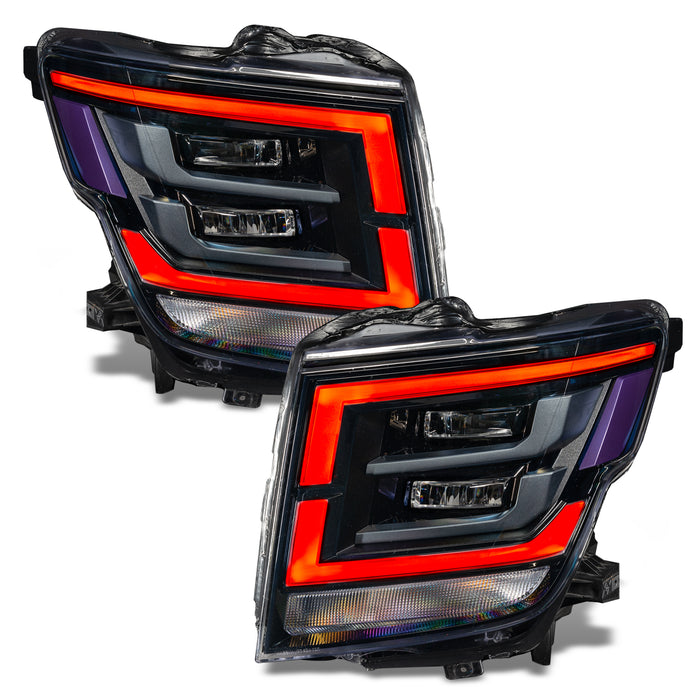 Oracle Lighting 1463-333 ORACLE Lighting 2021-2022 Nissan Titan ColorSHIFT RGB+W Headlight DRL Upgrade - Truck Part Superstore