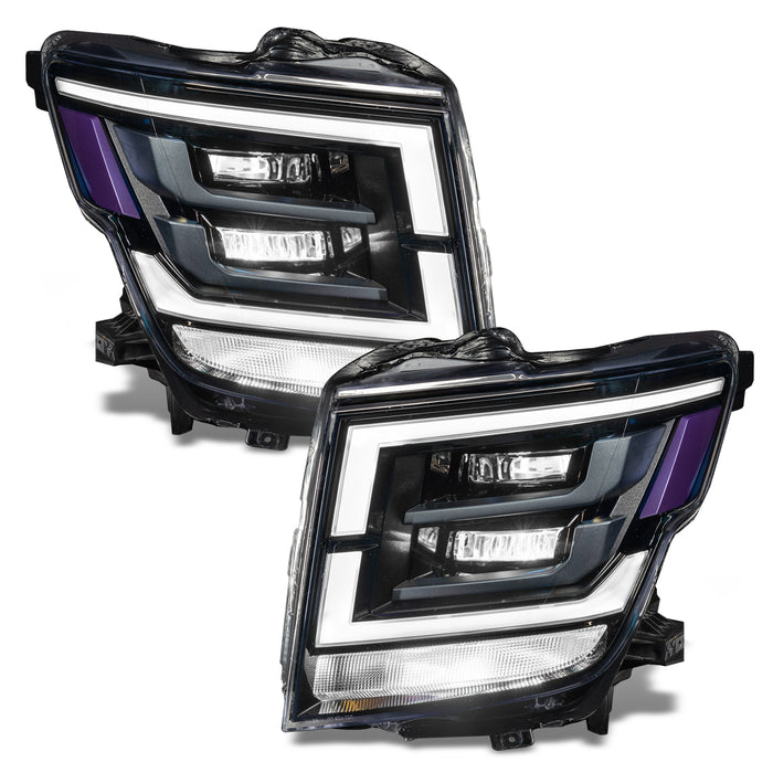 Oracle Lighting 1464-334 2021-2022 Nissan Titan ColorSHIFT Demon Eye RGB Headlight Upgrade Kit - Truck Part Superstore