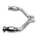 BBK Performance Parts 1465 2015-2017 MUSTANG V6 SHORT MID H PIPE WITH CONVERTERS FOR USE W/ 1642/16420. - Truck Part Superstore