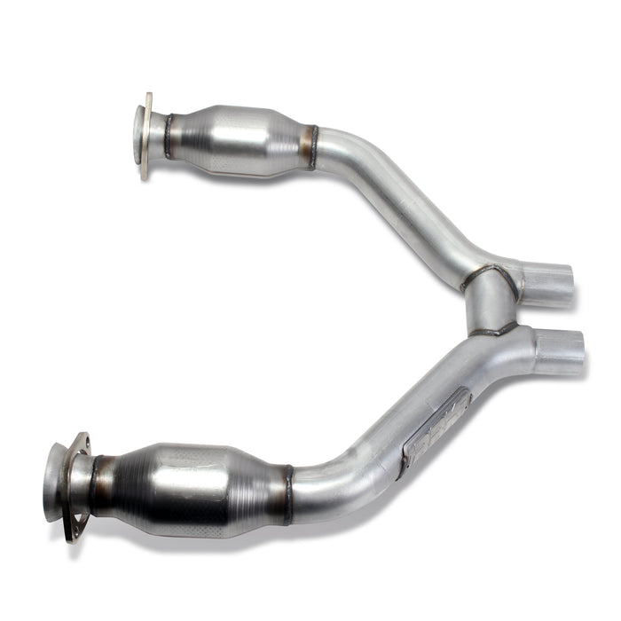 BBK Performance Parts 1465 2015-2017 MUSTANG V6 SHORT MID H PIPE WITH CONVERTERS FOR USE W/ 1642/16420. - Truck Part Superstore